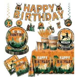 Camouflage Birthday Party Supplies Set
